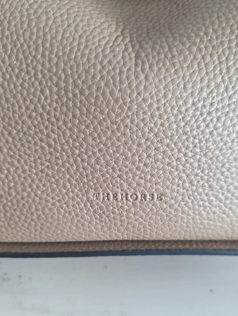 The Horse Clementine Bag In Pebbled Taupe - Picture 2 of 12